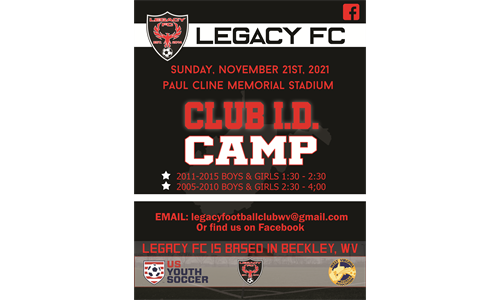 LEGACY FC ID CAMP SET FOR NOVEMBER 21ST!